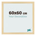 Photo Frame 60x60cm Beech Design MDF Bologna Front Size | Yourdecoration.co.uk