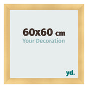 Photo Frame 60x60cm Gold Vintage MDF Pisa Front Size | Yourdecoration.co.uk