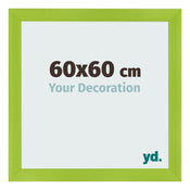 Photo Frame 60x60cm Green MDF Pisa Front Size | Yourdecoration.co.uk