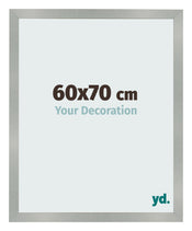 Photo Frame 60x70cm Aluminum Brushed MDF Bologna Front Size | Yourdecoration.co.uk