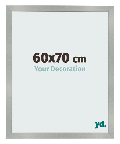 Photo Frame 60x70cm Aluminum Brushed MDF Bologna Front Size | Yourdecoration.co.uk