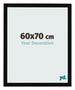 Photo Frame 60x70cm Black High Gloss MDF Bologna Front Size | Yourdecoration.co.uk