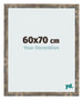 Photo Frame 60x70cm Blue Gold Melange MDF Bologna Front Size | Yourdecoration.co.uk
