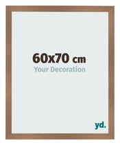Photo Frame 60x70cm Copper Design MDF Bologna Front Size | Yourdecoration.co.uk