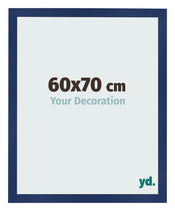 Photo Frame 60x70cm Dark Blue Swept MDF Bologna Front Size | Yourdecoration.co.uk