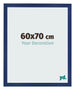 Photo Frame 60x70cm Dark Blue Swept MDF Bologna Front Size | Yourdecoration.co.uk