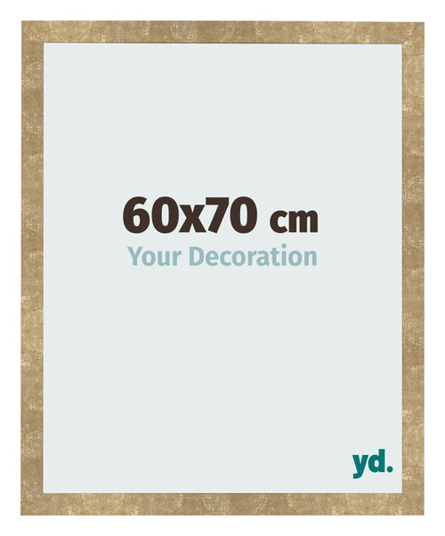 Photo Frame 60x70cm Gold Antique MDF Bologna Front Size | Yourdecoration.co.uk