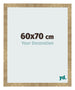 Photo Frame 60x70cm Gold Antique MDF Bologna Front Size | Yourdecoration.co.uk