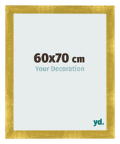 Photo Frame 60x70cm Gold Vintage MDF Pisa Front Size | Yourdecoration.co.uk