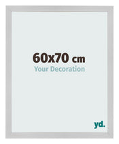 Photo Frame 60x70cm Stainless Steel MDF Bologna Front Size | Yourdecoration.co.uk