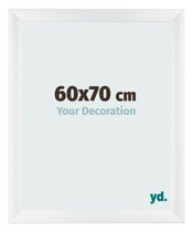 Photo Frame 60x70cm White Vintage MDF Pisa Front Size | Yourdecoration.co.uk