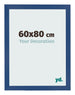 Photo Frame 60x80 cm Dark Blue MDF Bologna Front Size | Yourdecoration.co.uk