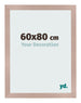 Photo Frame 60x80 cm Dusty Pink MDF Bologna Front Size | Yourdecoration.co.uk
