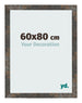 Photo Frame 60x80 cm Oxidized Metal MDF Bologna Front Size | Yourdecoration.co.uk