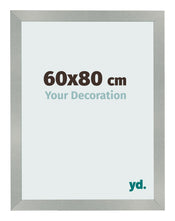 Photo Frame 60x80cm Aluminum Brushed MDF Bologna Front Size | Yourdecoration.co.uk