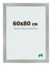 Photo Frame 60x80cm Aluminum Brushed MDF Bologna Front Size | Yourdecoration.co.uk