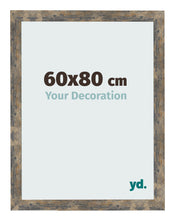 Photo Frame 60x80cm Blue Gold Melange MDF Bologna Front Size | Yourdecoration.co.uk
