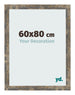 Photo Frame 60x80cm Blue Gold Melange MDF Bologna Front Size | Yourdecoration.co.uk