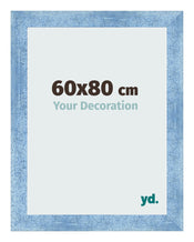 Photo Frame 60x80cm Clear Blue Swept MDF Pisa Front Size | Yourdecoration.co.uk