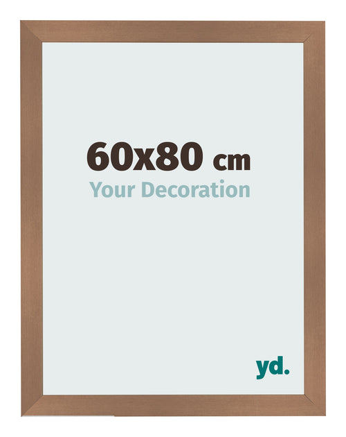 Photo Frame 60x80cm Copper Design MDF Bologna Front Size | Yourdecoration.co.uk