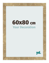 Photo Frame 60x80cm Gold Antique MDF Bologna Front Size | Yourdecoration.co.uk