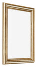 Photo Frame 60x80cm Gold Antique MDF Lazio Front Oblique | Yourdecoration.co.uk