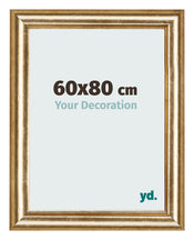 Photo Frame 60x80cm Gold Antique MDF Lazio Front Size | Yourdecoration.co.uk