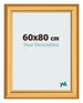 Photo Frame 60x80cm Gold Matte MDF Lazio Front Size | Yourdecoration.co.uk