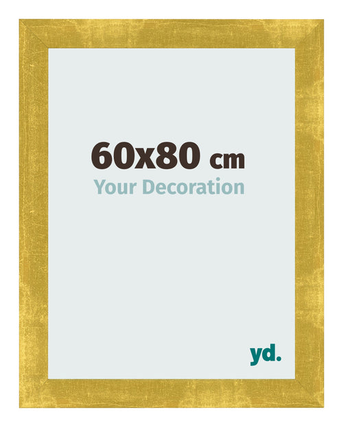 Photo Frame 60x80cm Gold Vintage MDF Pisa Front Size | Yourdecoration.co.uk