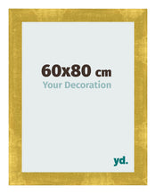 Photo Frame 60x80cm Gold Vintage MDF Pisa Front Size | Yourdecoration.co.uk