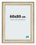Photo Frame 60x80cm Metallic Gloss MDF Lazio Front Size | Yourdecoration.co.uk