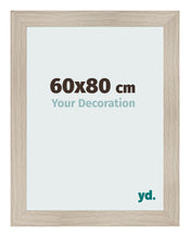 Photo Frame 60x80cm Oak Rustic MDF Pisa Front Size | Yourdecoration.co.uk