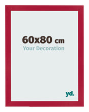 Photo Frame 60x80cm Red MDF Bologna Front Size | Yourdecoration.co.uk