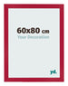 Photo Frame 60x80cm Red MDF Bologna Front Size | Yourdecoration.co.uk