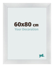 Photo Frame 60x80cm Silver Black Swept MDF Pisa Front Size | Yourdecoration.co.uk