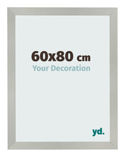 Photo Frame 60x80cm Silver Matte MDF Bologna Front Size | Yourdecoration.co.uk