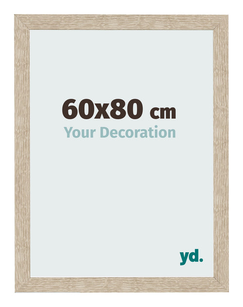 Photo Frame 60x80cm Sonoma Oak MDF Bologna Front Size | Yourdecoration.co.uk