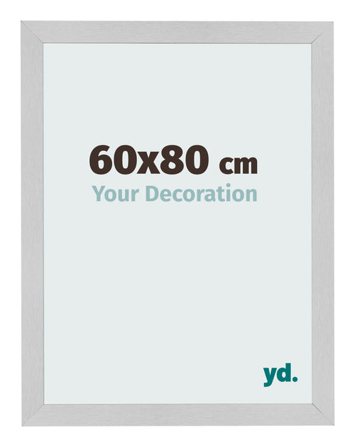 Photo Frame 60x80cm Stainless Steel MDF Bologna Front Size | Yourdecoration.co.uk