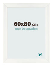 Photo Frame 60x80cm White Vintage MDF Pisa Front Size | Yourdecoration.co.uk