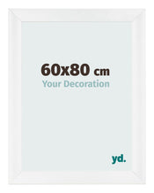 Photo Frame 60x80cm White Vintage MDF Pisa Front Size | Yourdecoration.co.uk