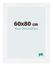 Photo Frame 60x80cm White Vintage MDF Pisa Front Size | Yourdecoration.co.uk