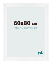 Photo Frame 60x80cm White Vintage MDF Pisa Front Size | Yourdecoration.co.uk