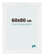 Photo Frame 60x80cm White Vintage MDF Pisa Front Size | Yourdecoration.co.uk