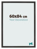 Photo Frame 60x84 cm Black Matte MDF Bologna Front Size | Yourdecoration.co.uk