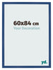 Photo Frame 60x84 cm Dark Blue MDF Bologna Front Size | Yourdecoration.co.uk