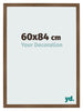 Photo Frame 60x84 cm Oak Rustic MDF Bologna Front Size | Yourdecoration.co.uk