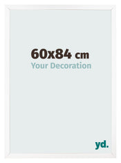 Photo Frame 60x84 cm White Matte MDF Bologna Front Size | Yourdecoration.co.uk