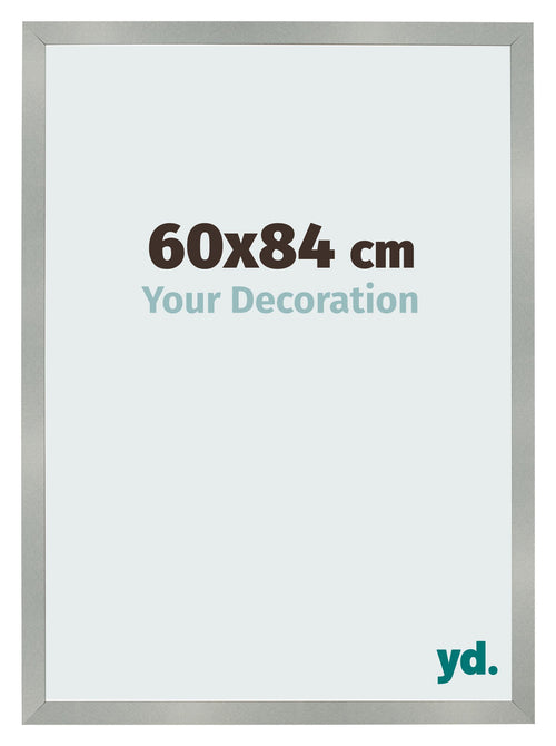 Photo Frame 60x84cm Aluminum Brushed MDF Bologna Front Size | Yourdecoration.co.uk