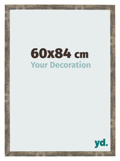 Photo Frame 60x84cm Blue Gold Melange MDF Bologna Front Size | Yourdecoration.co.uk