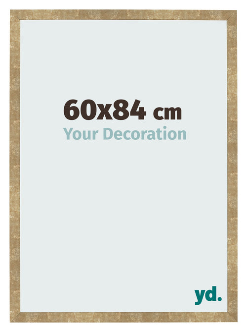 Photo Frame 60x84cm Gold Antique MDF Bologna Front Size | Yourdecoration.co.uk